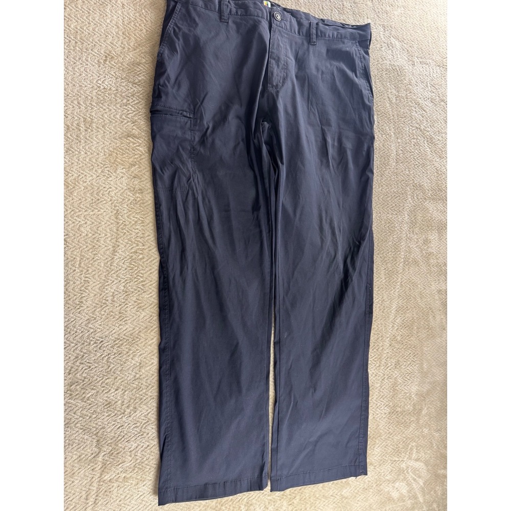 Unionbay UB Tech Mens Pants 38x32 Navy Blue Classic Fit Stretch Cargo Hiking